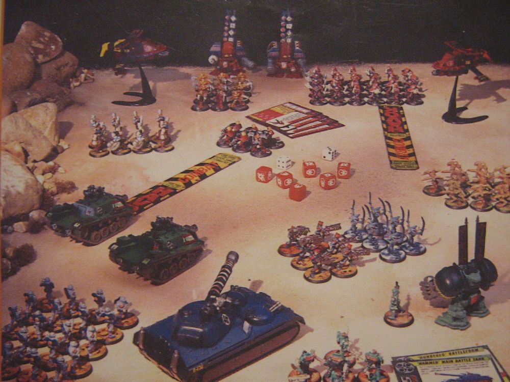 A promo image of what you got in the Havok Skirmish starter set 