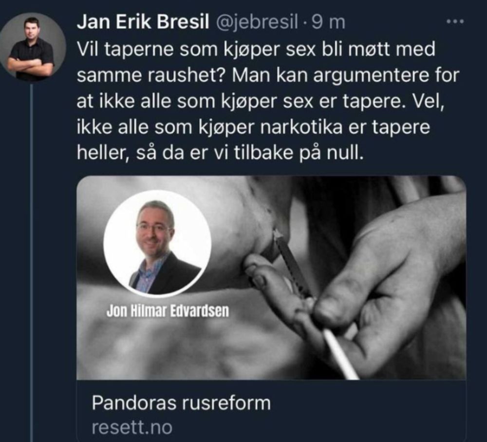 Da har det gått NI år.