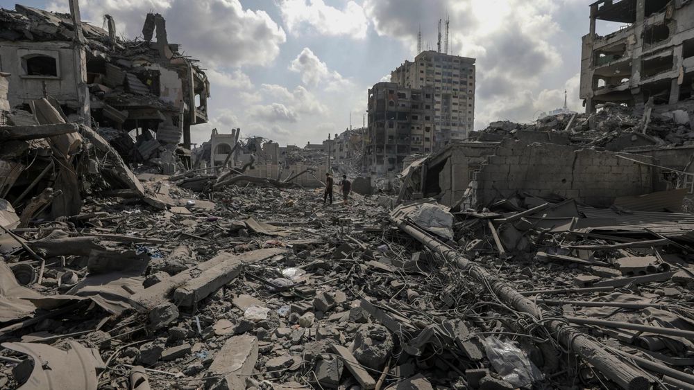 Die zerbombte Stadt Gaza 2025