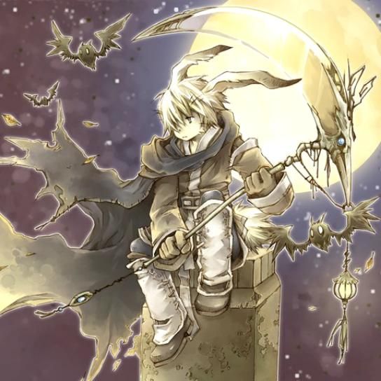 Carta de yuguioh "Hechicero del final de la noche" arte 