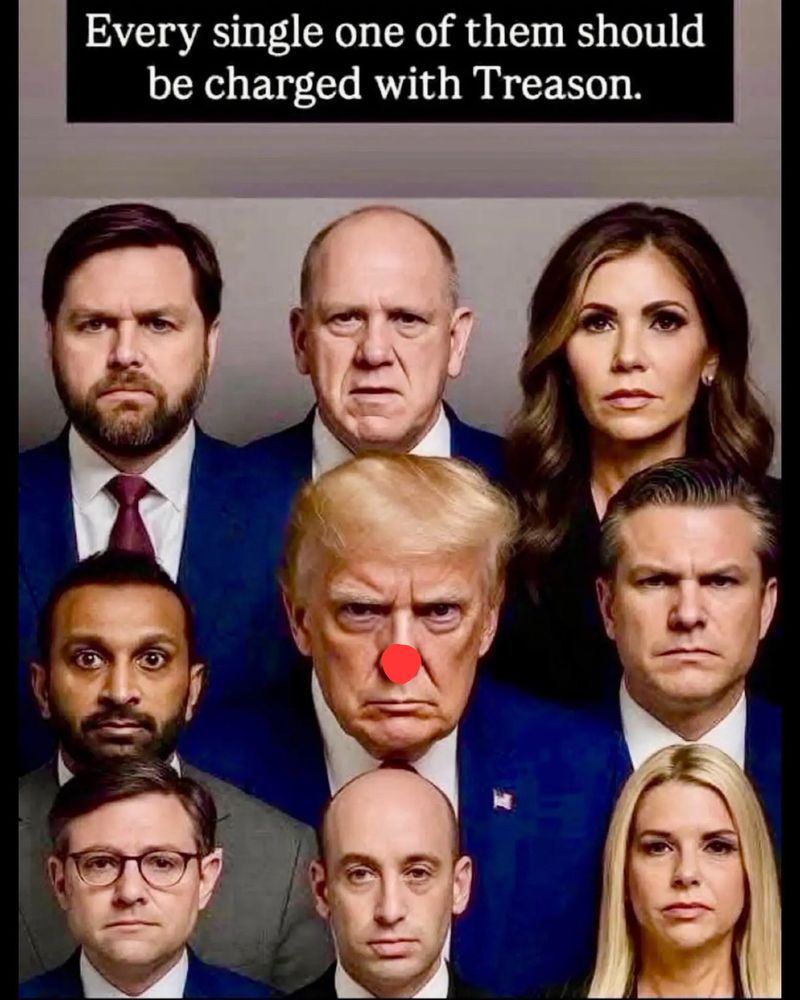 Same pic as original post .. only difference is Trump has a clown nose.