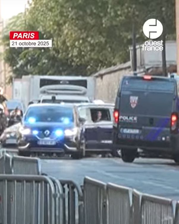 French Police motorcade