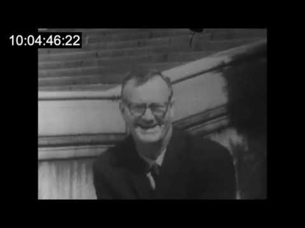 C. Wright Mills speaking at Columbia University in 1959 about DISSENT!