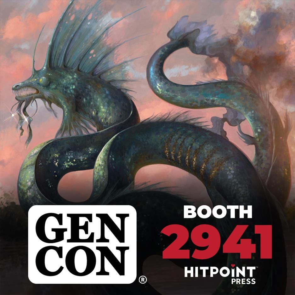 Hit Point Press at Gen Con 2025, Booth #2941!