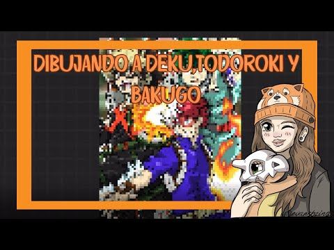 Dibujando a Deku, Todoroki y Bakugo de Boku No Hero Academia || Speed Drawing + voz