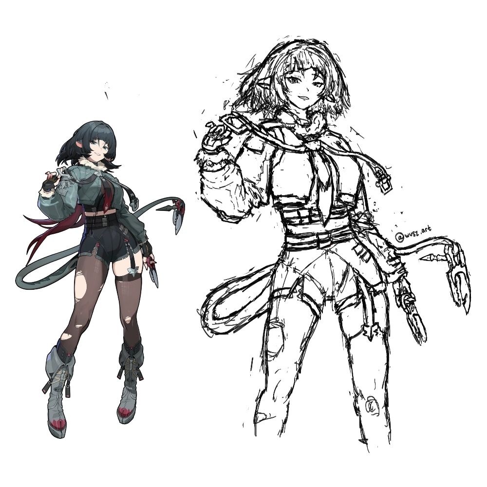 Jane doe, a character from Zenless zone zero (zzz)