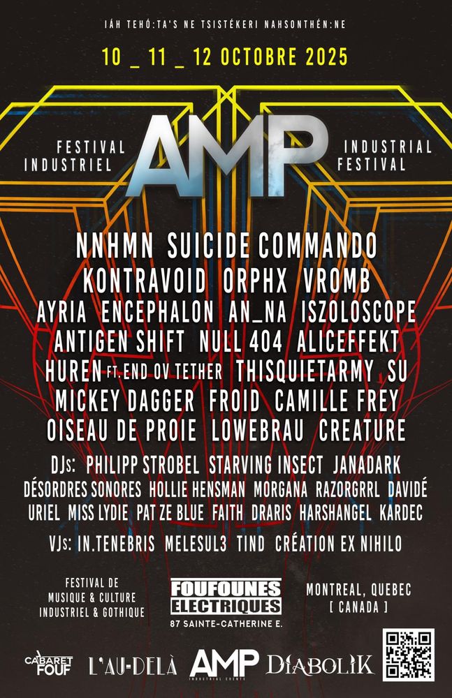 AMP FEST Montreal October 10 - 12, 2025.