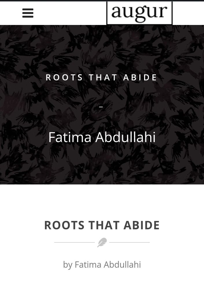 Roots that Abide by Fatima Abdullahi 