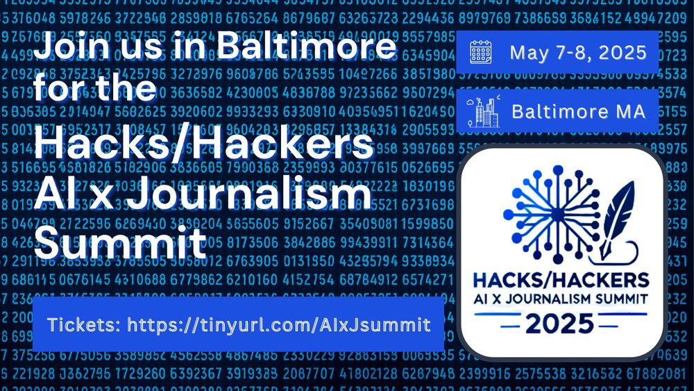 ​Join pioneering journalists, technologists and innovators for two transformative days exploring how AI can enhance journalism and information. Through hands-on workshops, real-world case studies, and collaborative sessions, discover how to leverage AI to strengthen reporting, streamline workflows, create more impactful stories and build innovative new products.

​Three tracks:

​Reporting on AI: With AI being integrated into more parts of everyone’s lives, journalists will play an essential role in documenting the effects of algorithms on people’s lives and holding institutions accountable

​Using AI: Learn practical ways to incorporate leading AI tools into your workflow - from automated transcription and translation to using large language models for research and analysis. 

​Building with AI: What do future media products look like when they leverage the power of generative AI? How will we reimagine user interfaces, discovery, distribution and monetization of news and information products?

​Whether you're a reporter, editor, product manager, or technologist, gain practical skills and insights to thrive in the evolving media landscape.