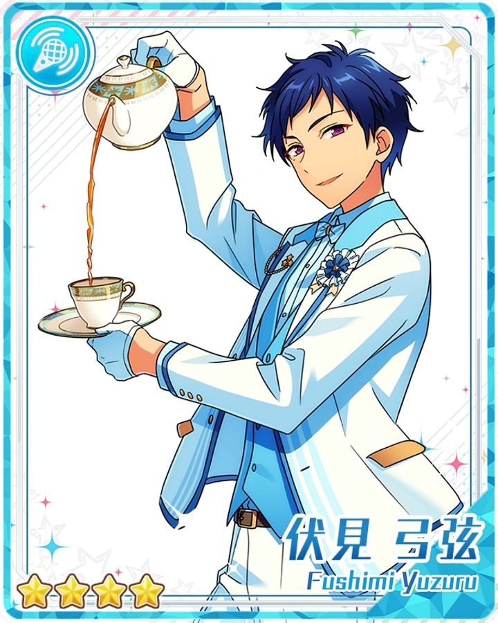 4 star card 3rd Anniversary Yuzuru Fushimi Bloomed from the game Ensemble Stars
