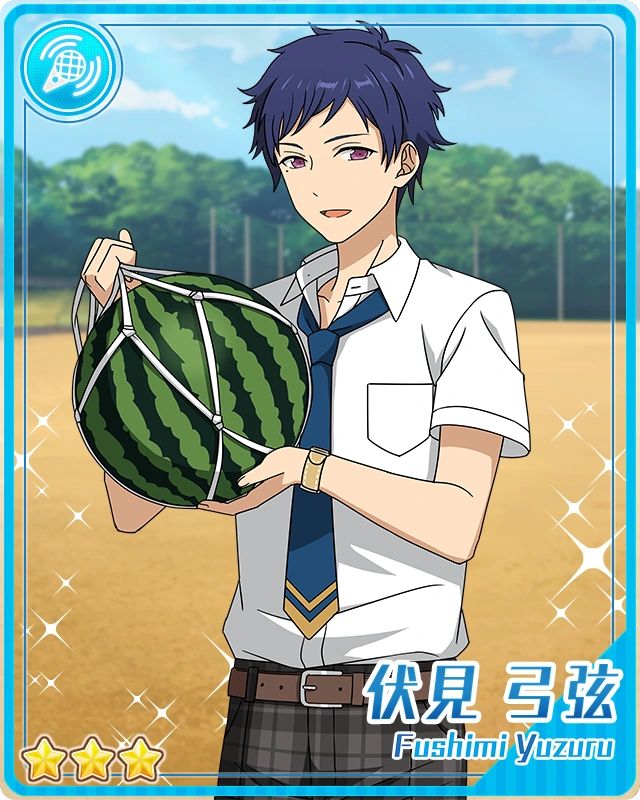 3 star card Fruity Butler Yuzuru Fushimi from the game Ensemble Stars