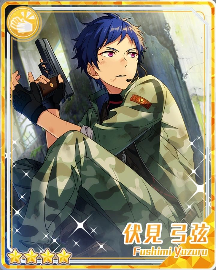4 star card Blue Hawk Survivor Yuzuru Fushimi Bloomed from the game Ensemble Stars