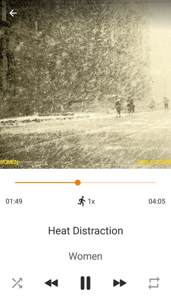 "Heat distraction", off the Public Strain album by Women. 