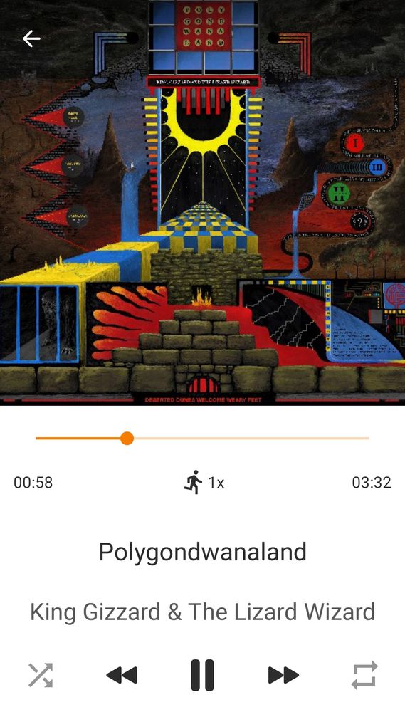 "Polygondwanaland" by King Gizzard and the Lizard Wizard, off the album of the same name