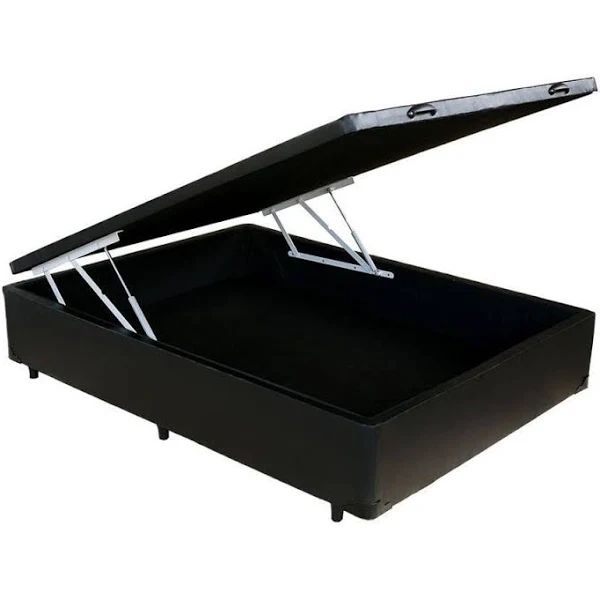 box baú preto aberto, onde cabem fascistas acovardados