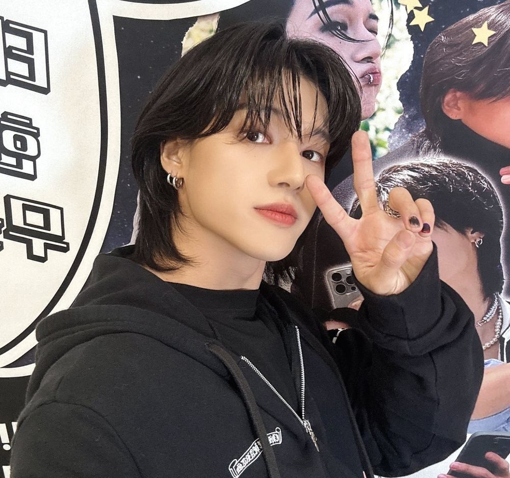 long haired wooyoung 