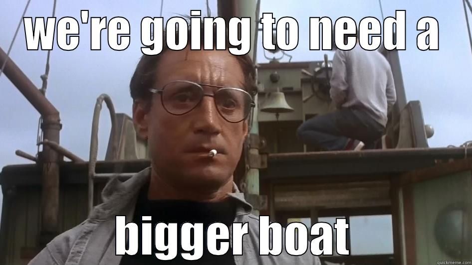 Jaws meme: We're going to need a bigger boat