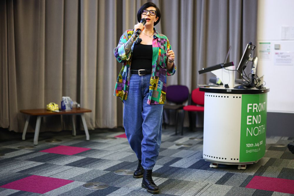 Salma Alam-Naylor on stage