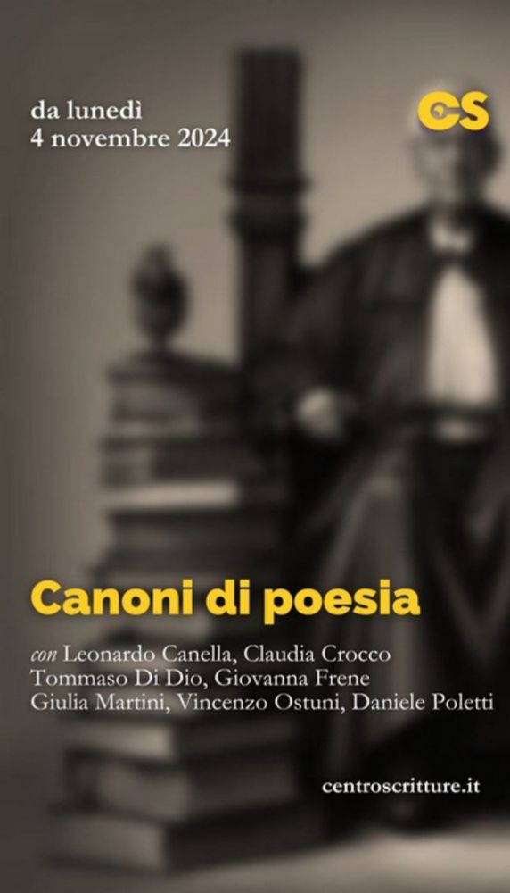 nuova stagione di corsi di centroscritture.it : amelia rosselli / problemi filosofici / canoni di poesia