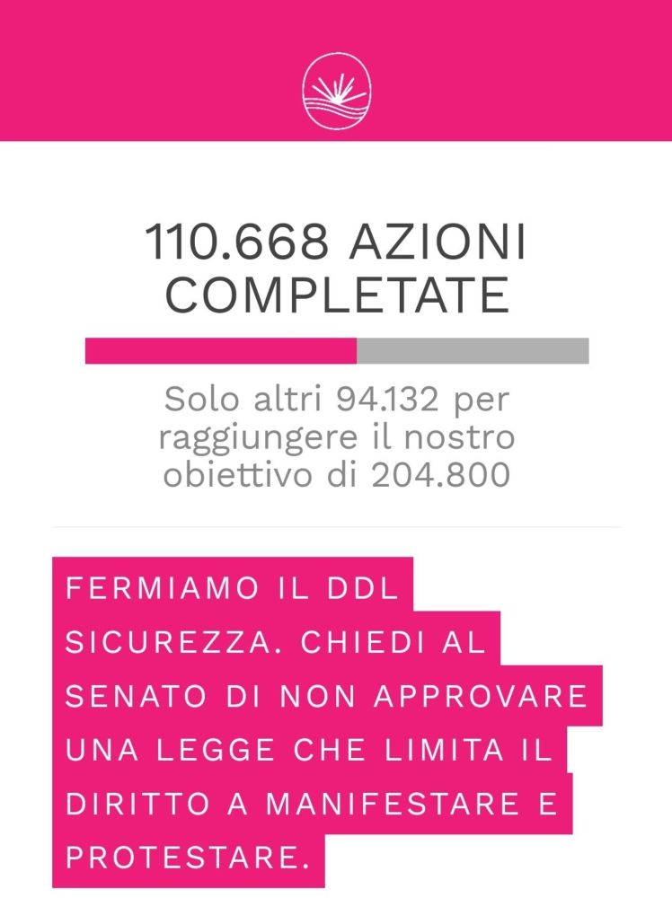 fermare il ddl liberticida, molto impropriamente chiamato “decreto sicurezza”