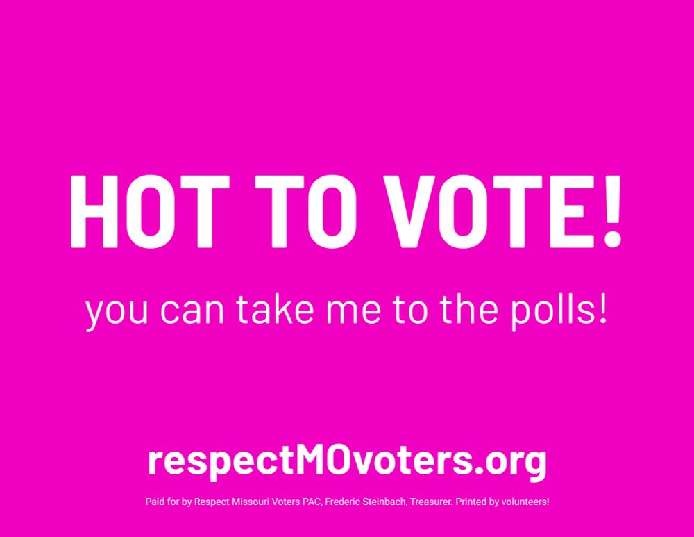 HOT TO VOTE! you can take me to the polls!