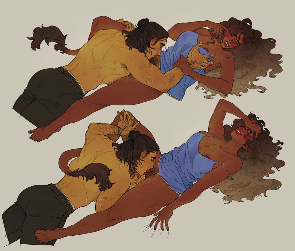 Cedar eating Lyka Mae out