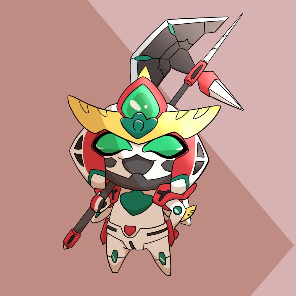 バーンアックス持ったかんたんブレバンくん