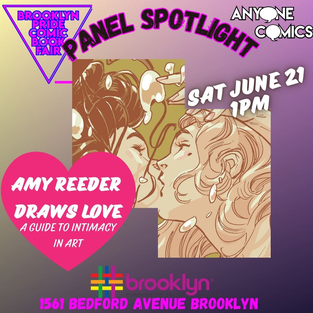 Drawing love with Amy Reeder from 1-2pm