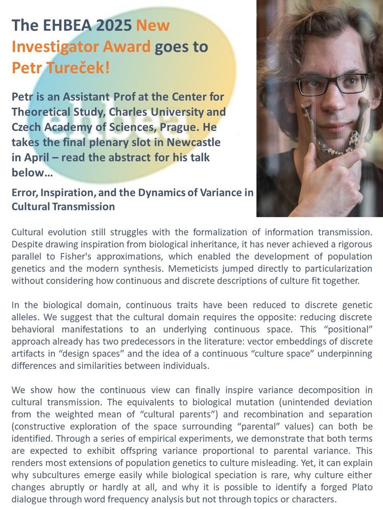 The abstract for Petr's talk