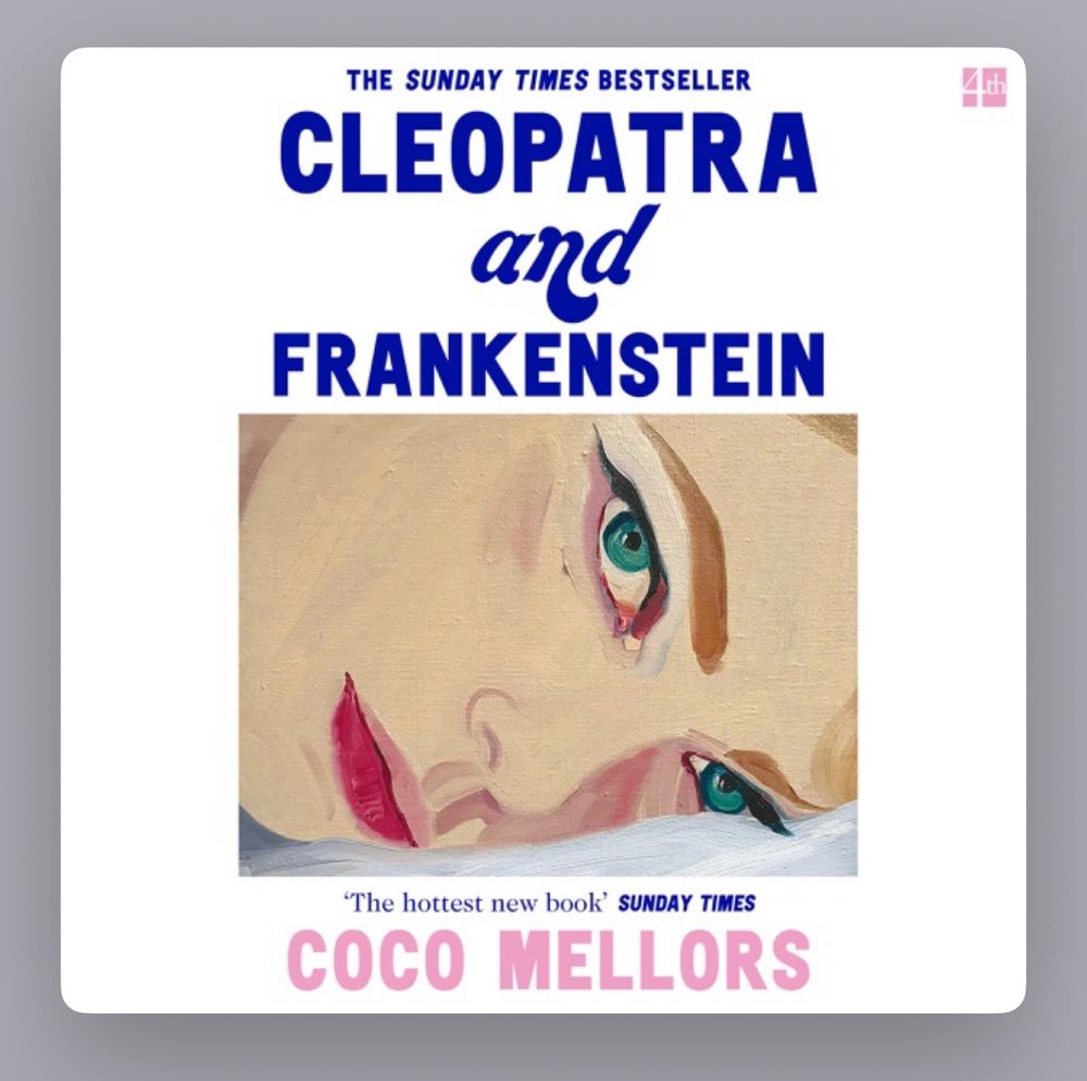 Cover of the audiobook for Cleopatra and Frankenstein by Coco Mellors