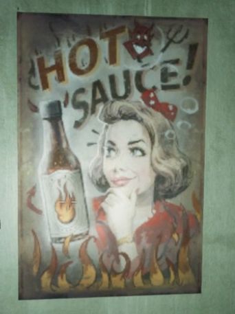 The OG screenshot of a hot sauce poster as seen in in a Silent Hill game remake, with a human woman instead of Burd's sona. 