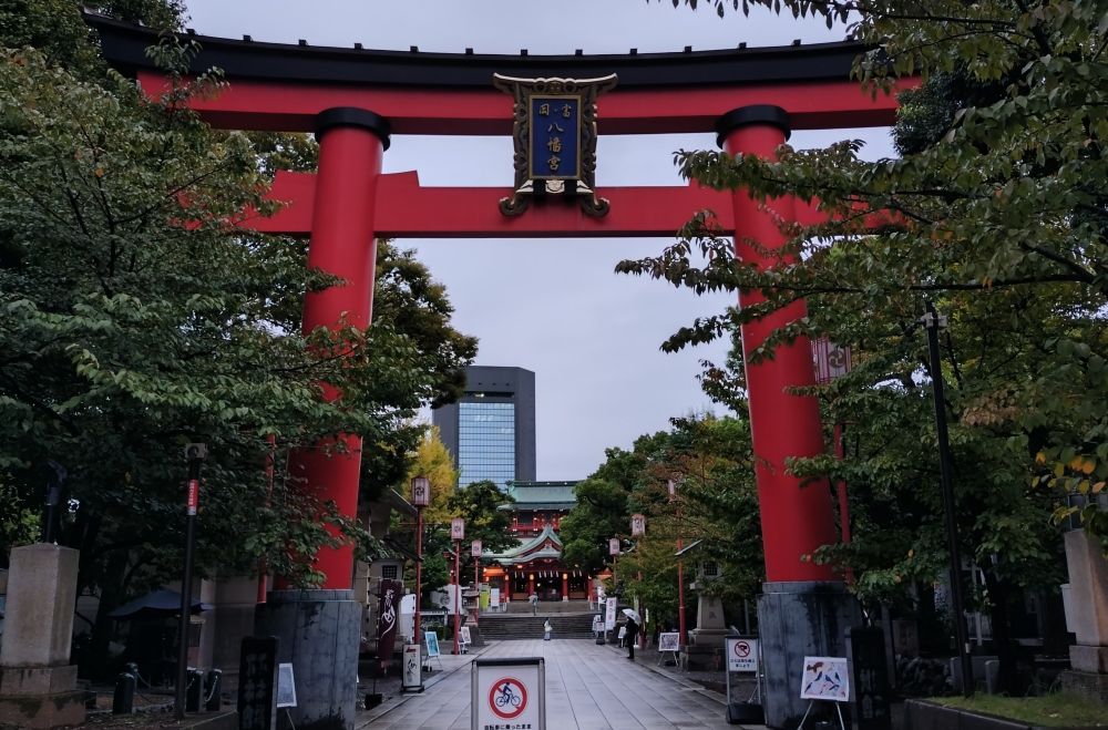 富岡八幡宮の鳥居