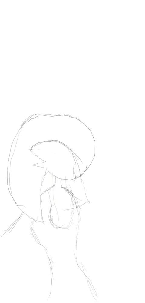 My sketch of Gardevoir