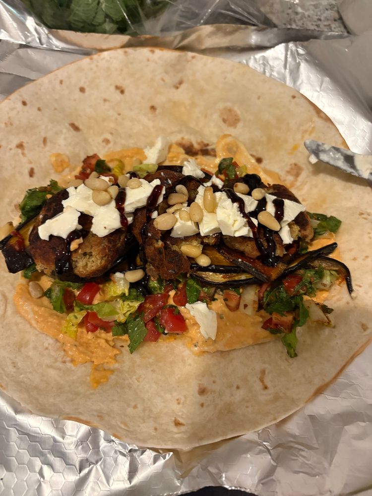 Gleicher Wrap zusätzlich Pinien Kerne