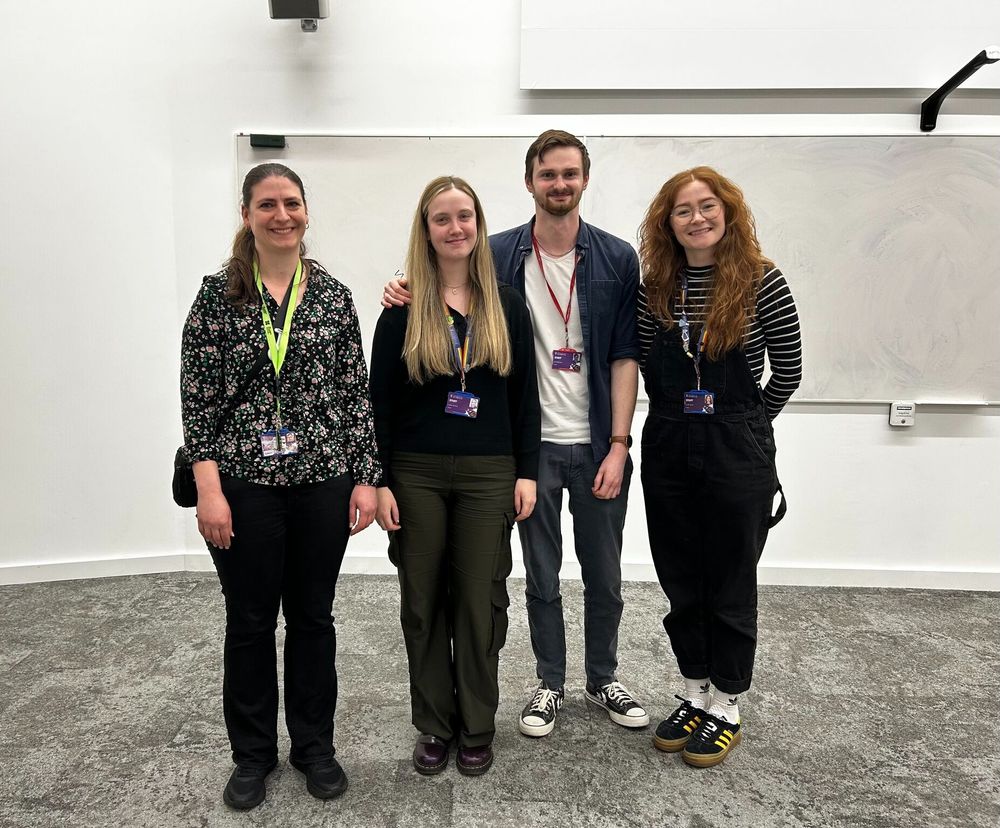 Organisers of the CIMI ECR day left to right: Cordelia Dunai, Louise Jackson, Daan Beentjes and Aisling Brady