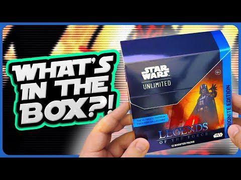Set 5 CARBONITE EDITION Booster Box | HUGE LEGENDARIES | LEGENDS OF THE FORCE Star Wars Unlimited