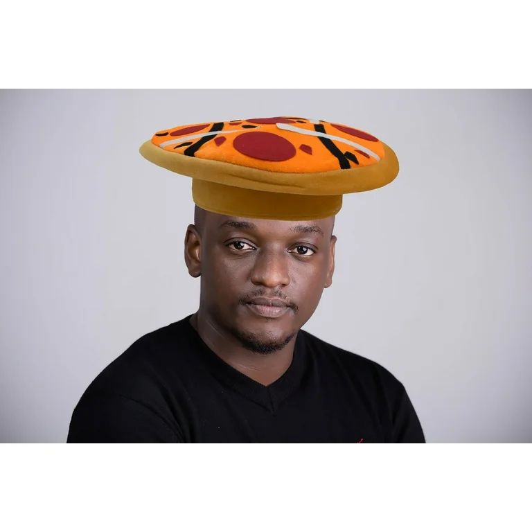 It probably isn’t actually, but the impliCATION is that this is the same boy with a pizza hat I’ve been sending them for years, except grown.