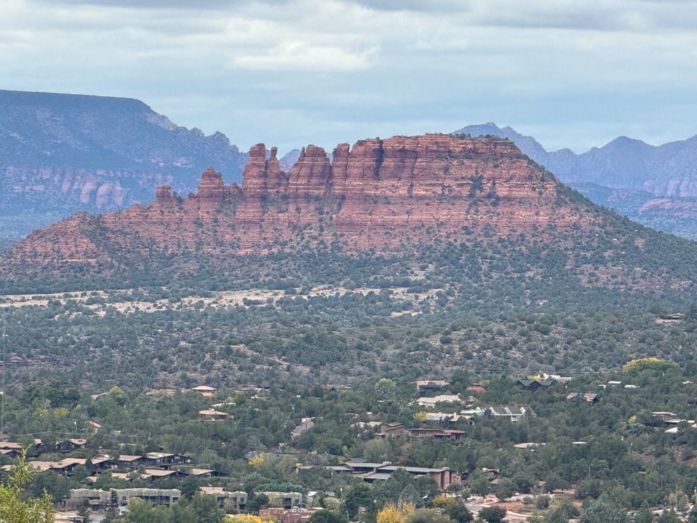 Cock’s Comb taken from the Sedona Airport Scenic Lookout.