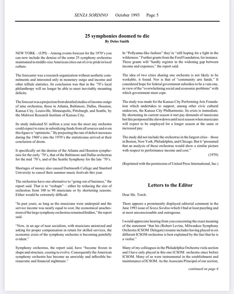 25 Orchestras Doomes to Die