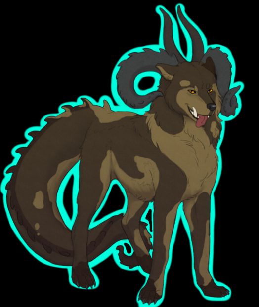 Dragon-like wolf