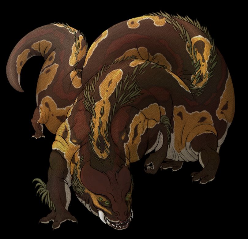 Dragon colored