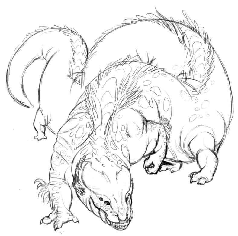 Dragon Sketch