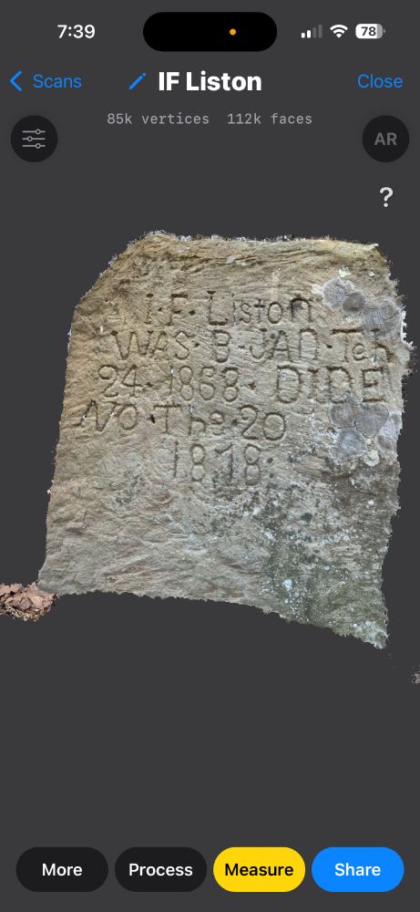 Ye olde spelling on a grave stone