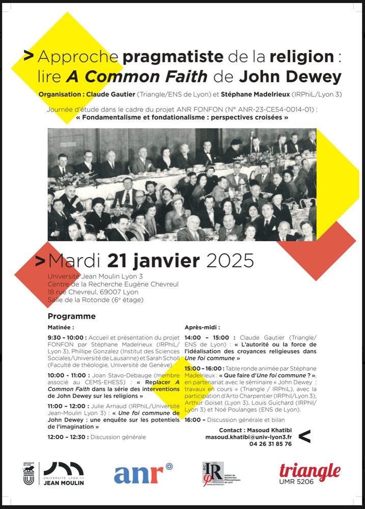 Programme de la journée d'étude