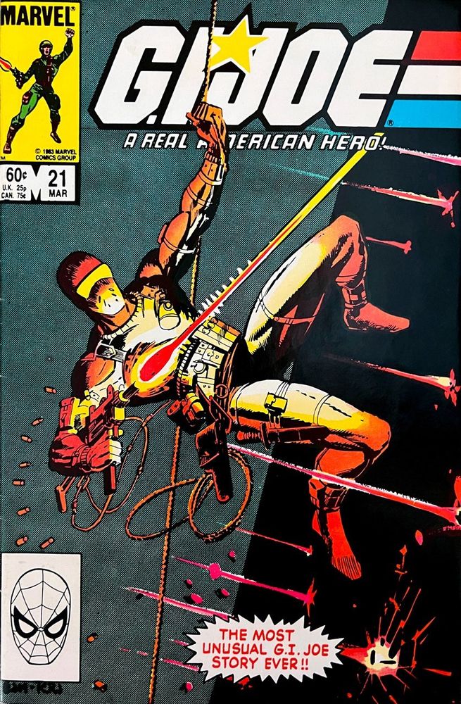 G.I.Joe 21 Silent Issue Larry Hama Marvel Comics