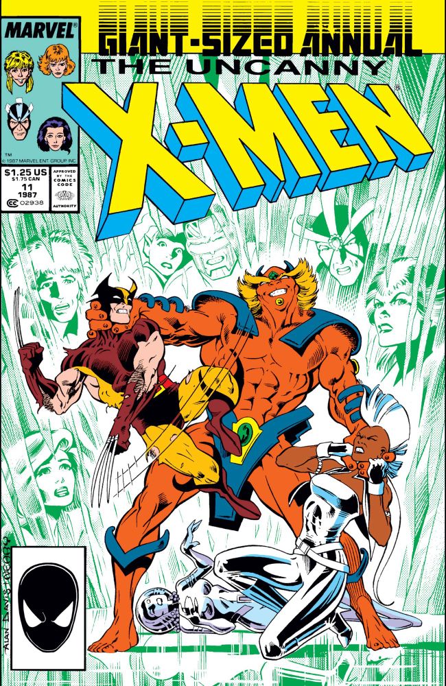 Uncanny X-Men Annual 11 Chris Claremont Alan Davis Marvel Comics - that ending with Wolverine’s sacrifice