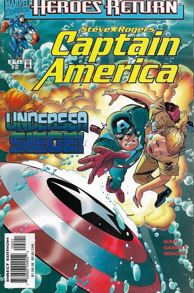 Steve Rogers Captain America 2 Mark Waid Ron Garney Marvel Comics - the shield issue