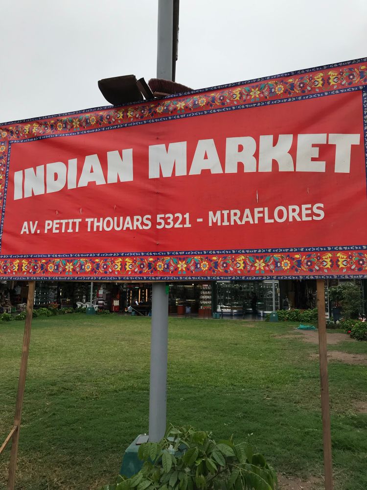 The Indian Market in Lima