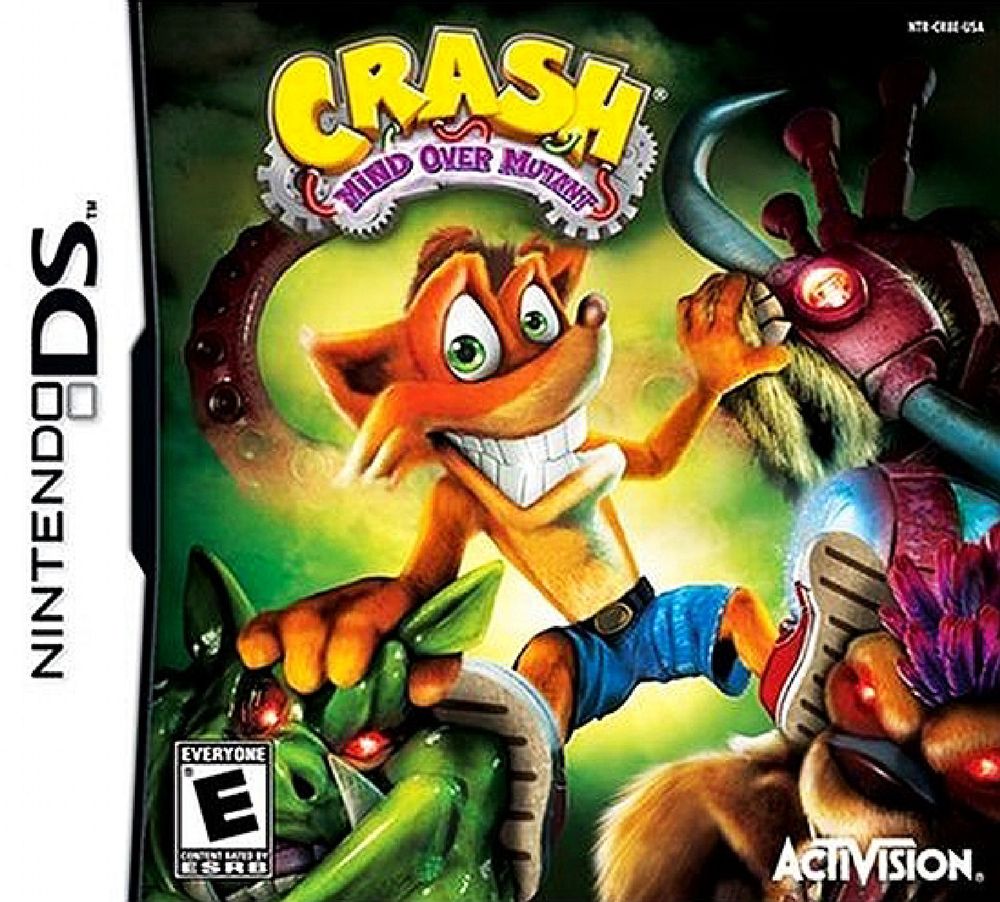 Cover art of Crash Mind Over Mutant on the Nintendo DS 