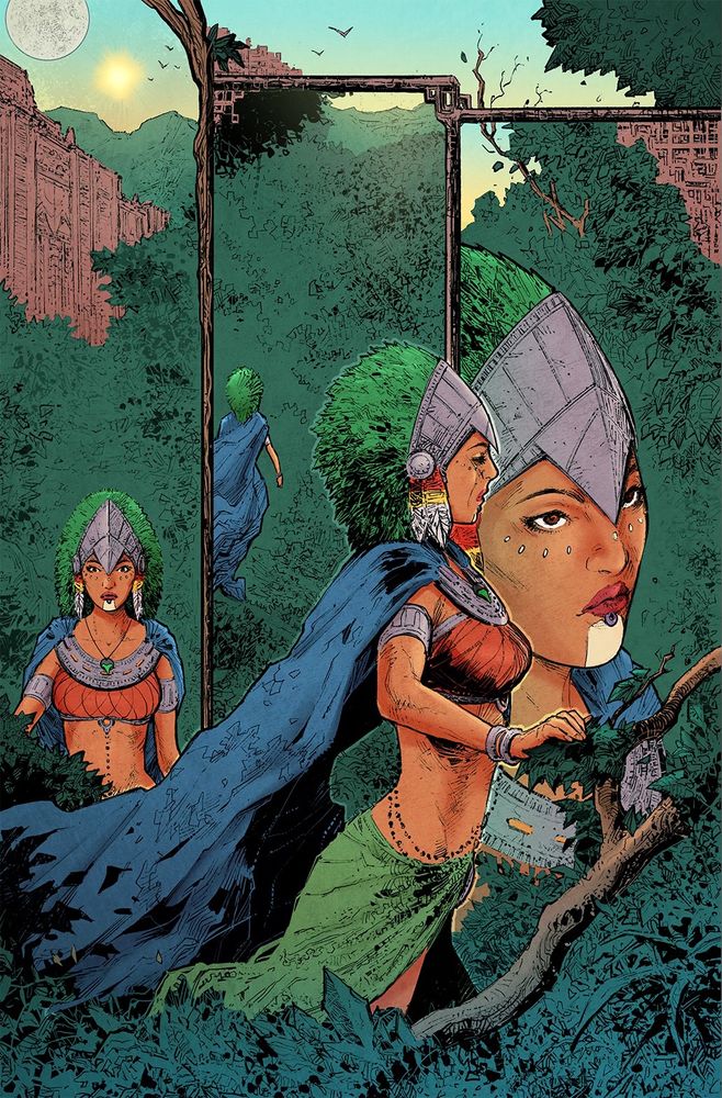 Interior page of MEZO by Val Rodrigues